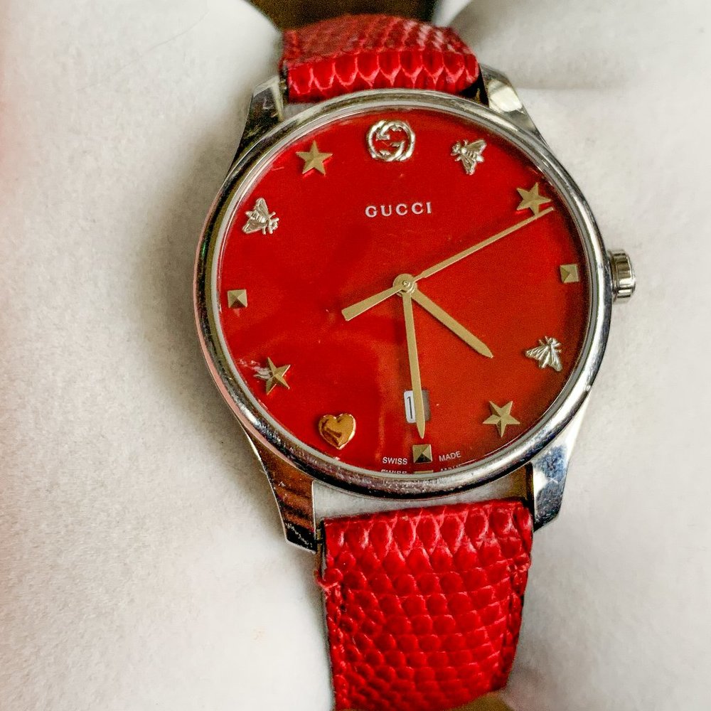 Gucci G-Timeless Red Women's Watch - YA1264041